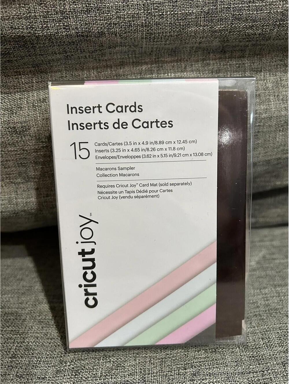 Cricut Joy Insert Cards Macarons Sampler 2008785 15 Count